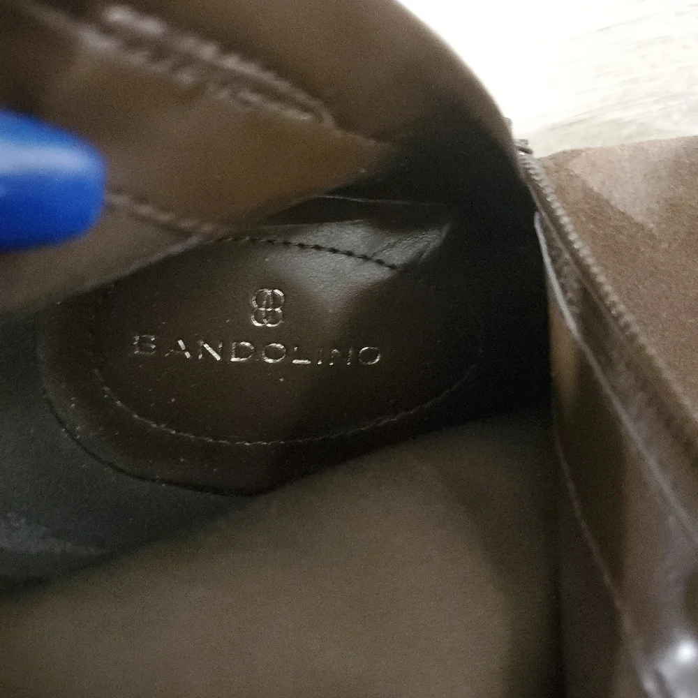 Bandolino Ollia Suede Block Boot SZ 10